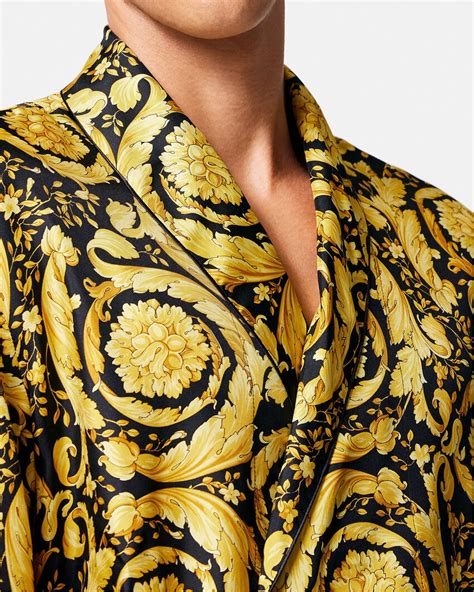 versace silk robes